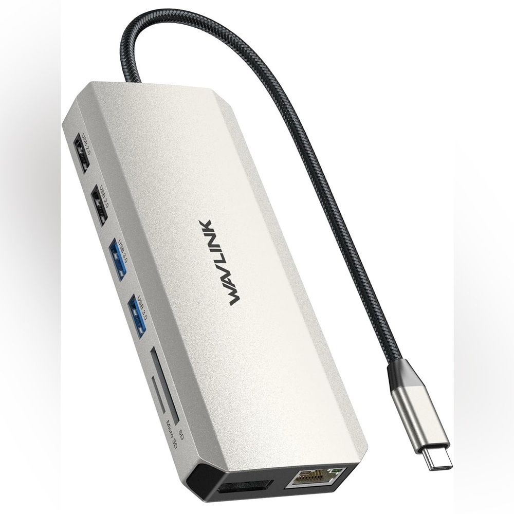 Wavlink USB-C Docking Station - Silver - Picture 2 of 10